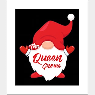 The Queen Gnome Matching Family Christmas Pajama Posters and Art